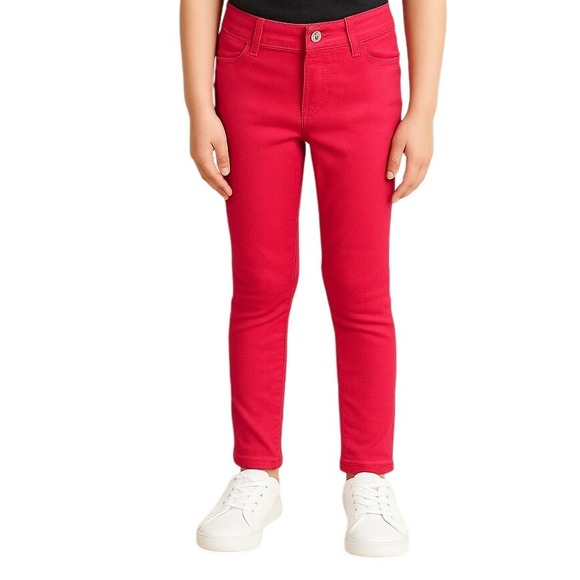 In Extenso Girls Size 6 Vibrant Pink Jeggings Pants New School Wear New - Picture 1 of 14